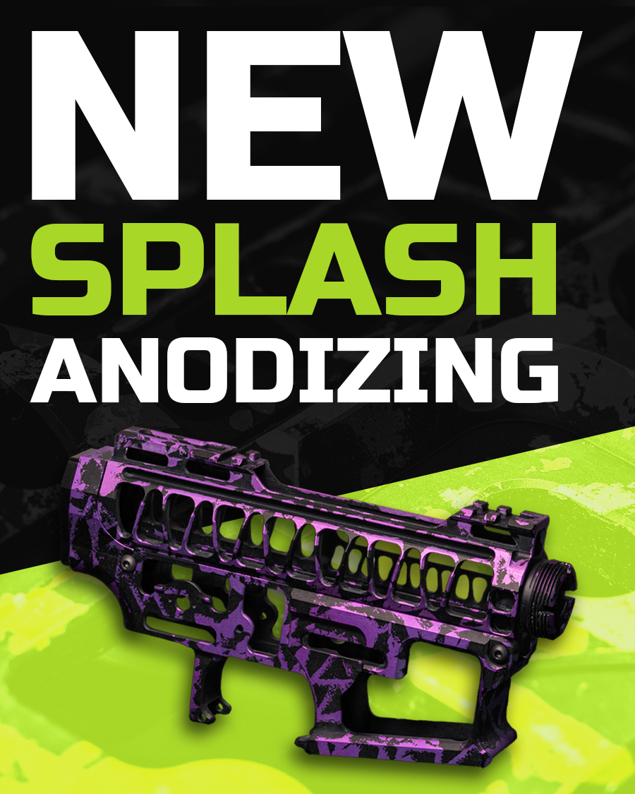 New Splash anodised CNC Superlight Speedsoft Receivers